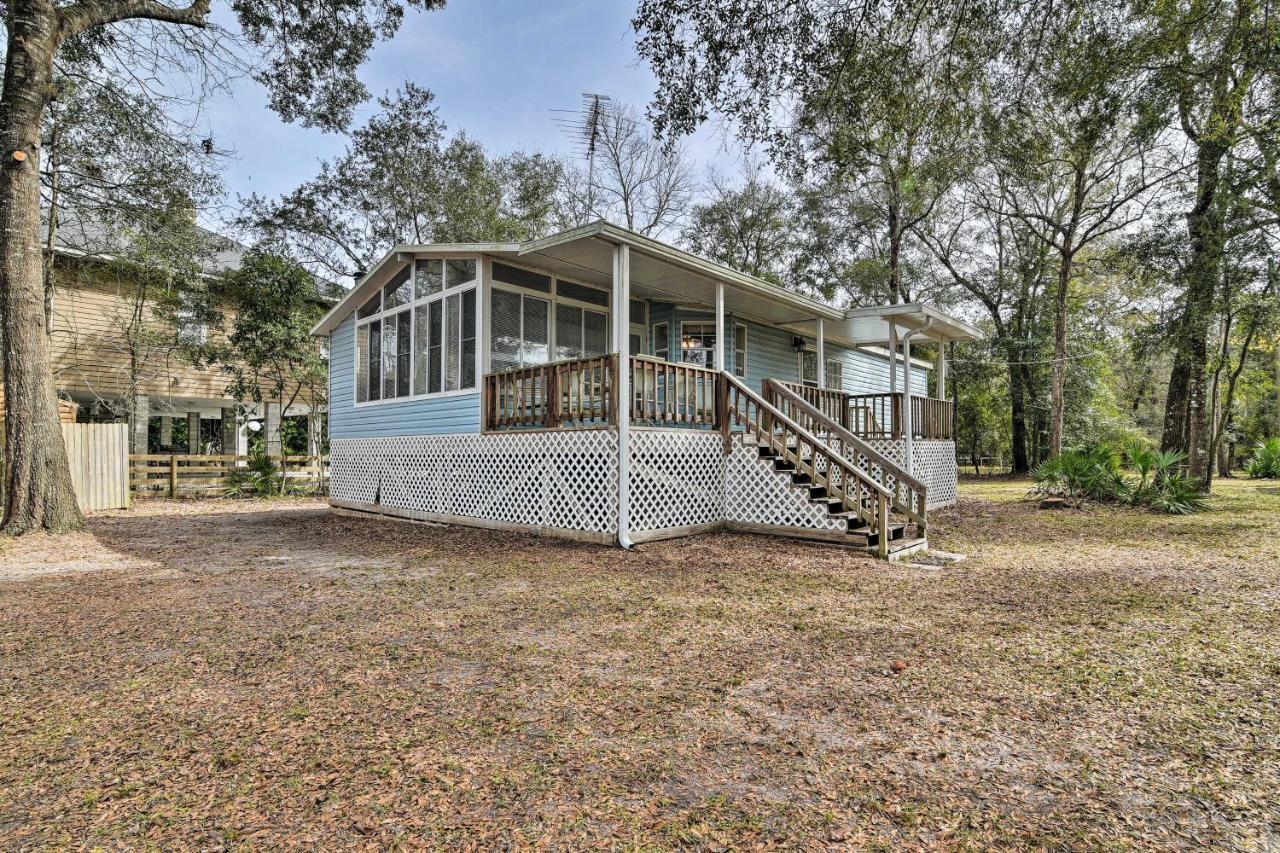 Fishing Paradise With Deck On Suwannee River Branford Buitenkant foto