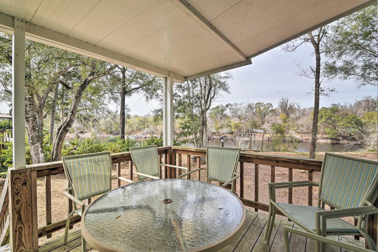 Fishing Paradise With Deck On Suwannee River Branford Buitenkant foto