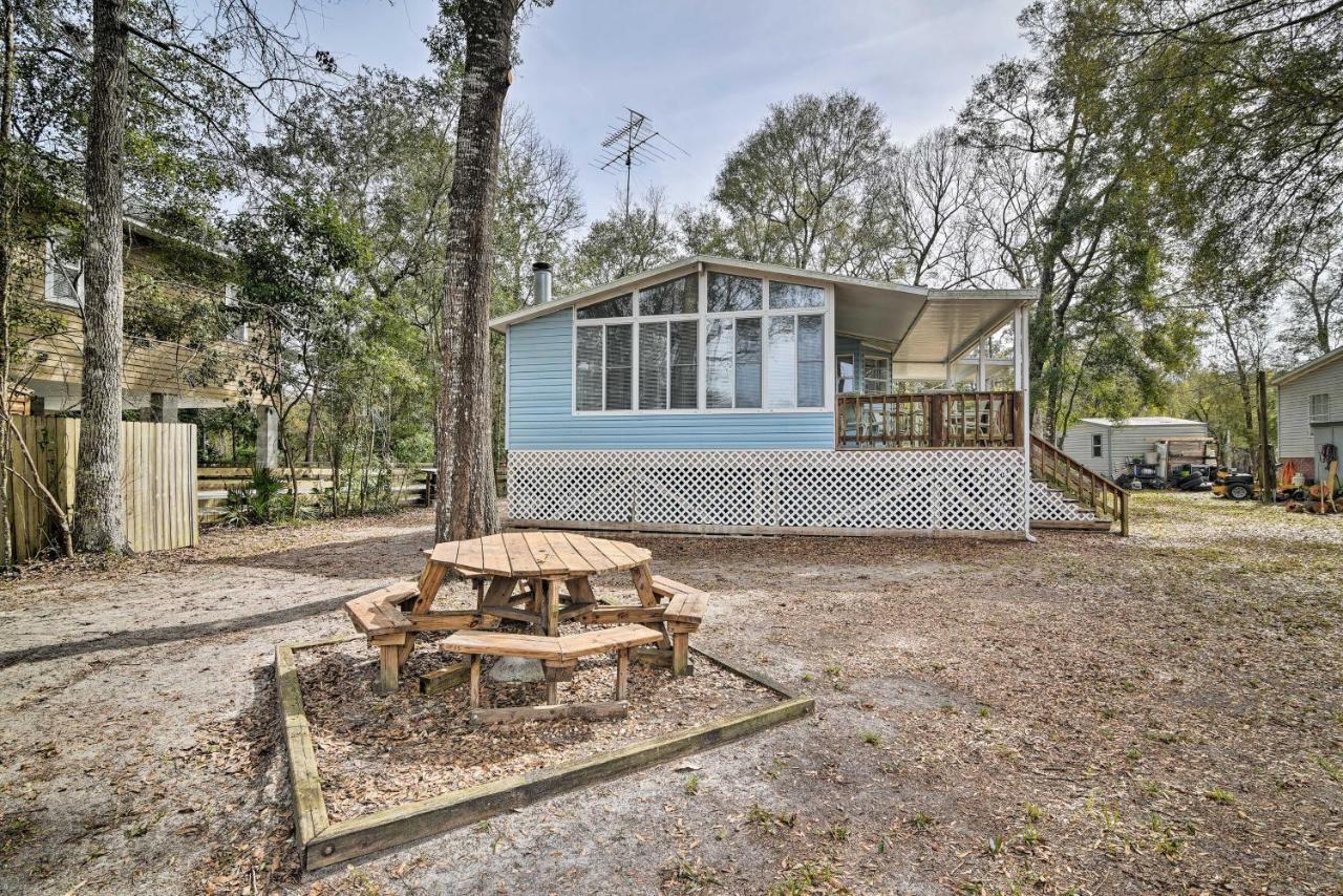 Fishing Paradise With Deck On Suwannee River Branford Buitenkant foto