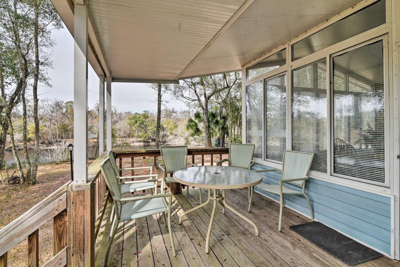 Fishing Paradise With Deck On Suwannee River Branford Buitenkant foto