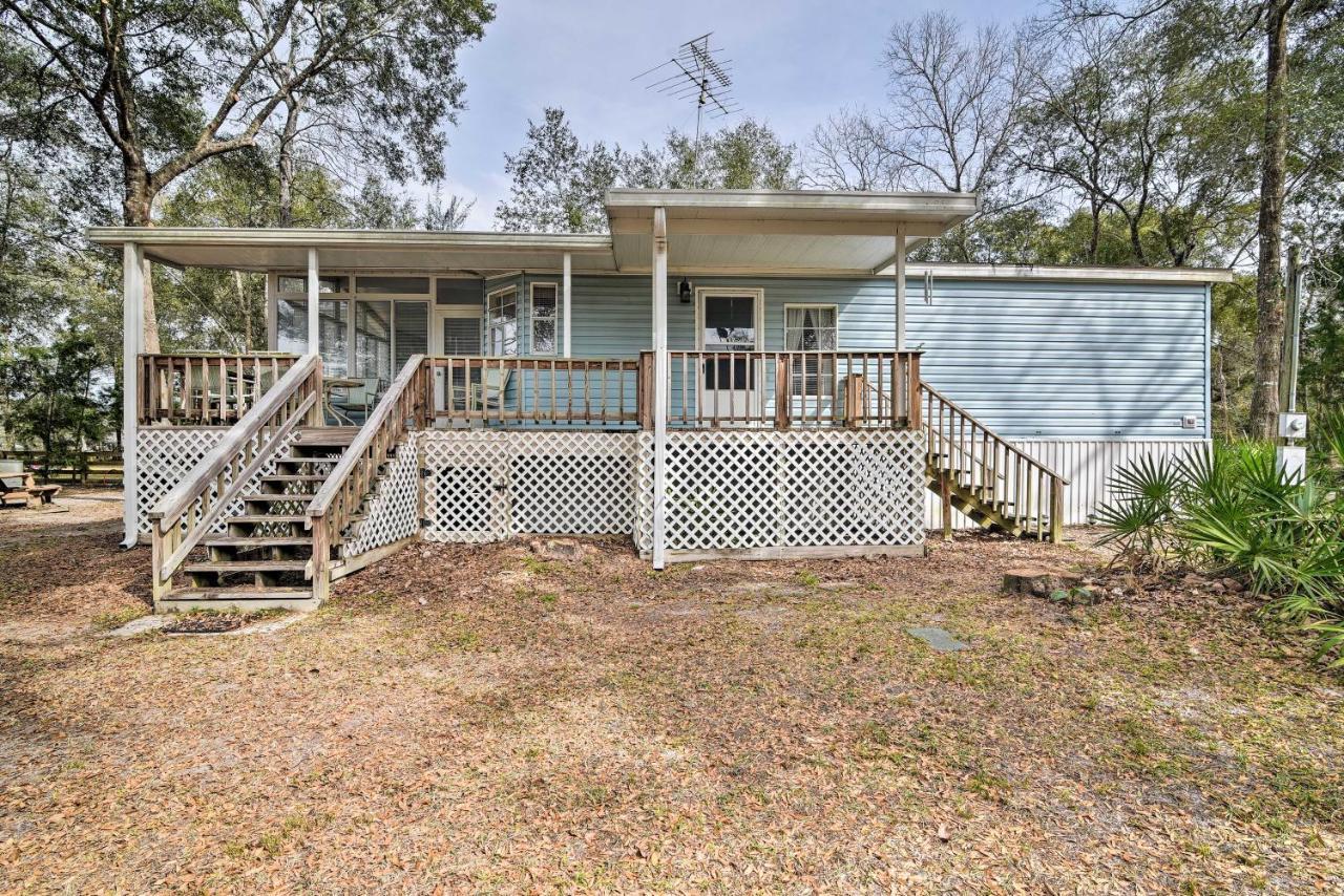 Fishing Paradise With Deck On Suwannee River Branford Buitenkant foto