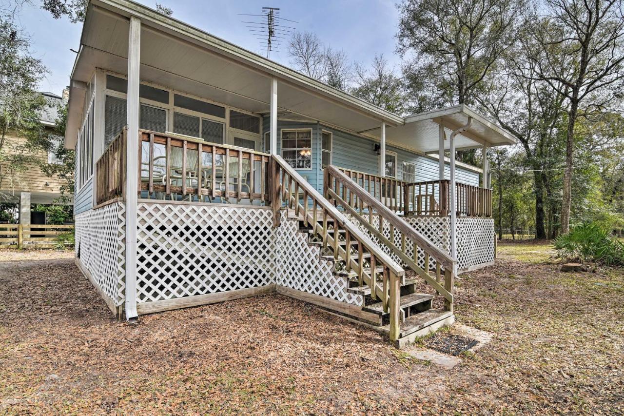 Fishing Paradise With Deck On Suwannee River Branford Buitenkant foto